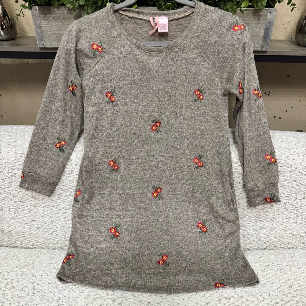 Mia Chica Gray Knit Dress